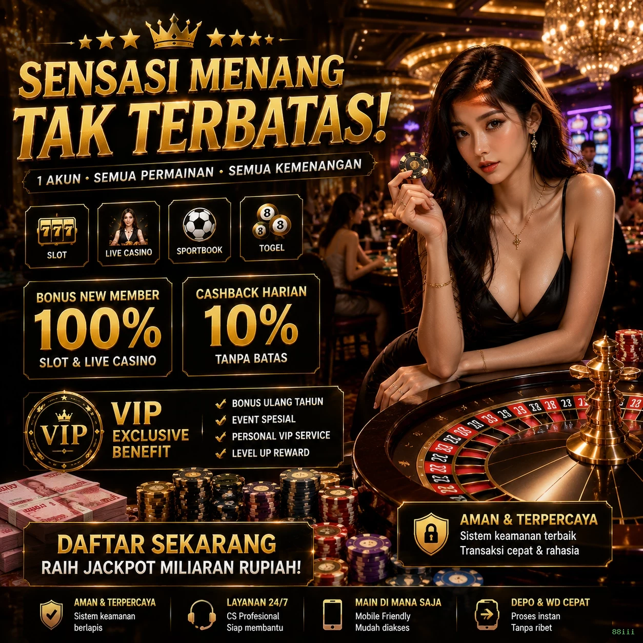 Berbagai Jenis Permainan yang Tersedia di 88iii